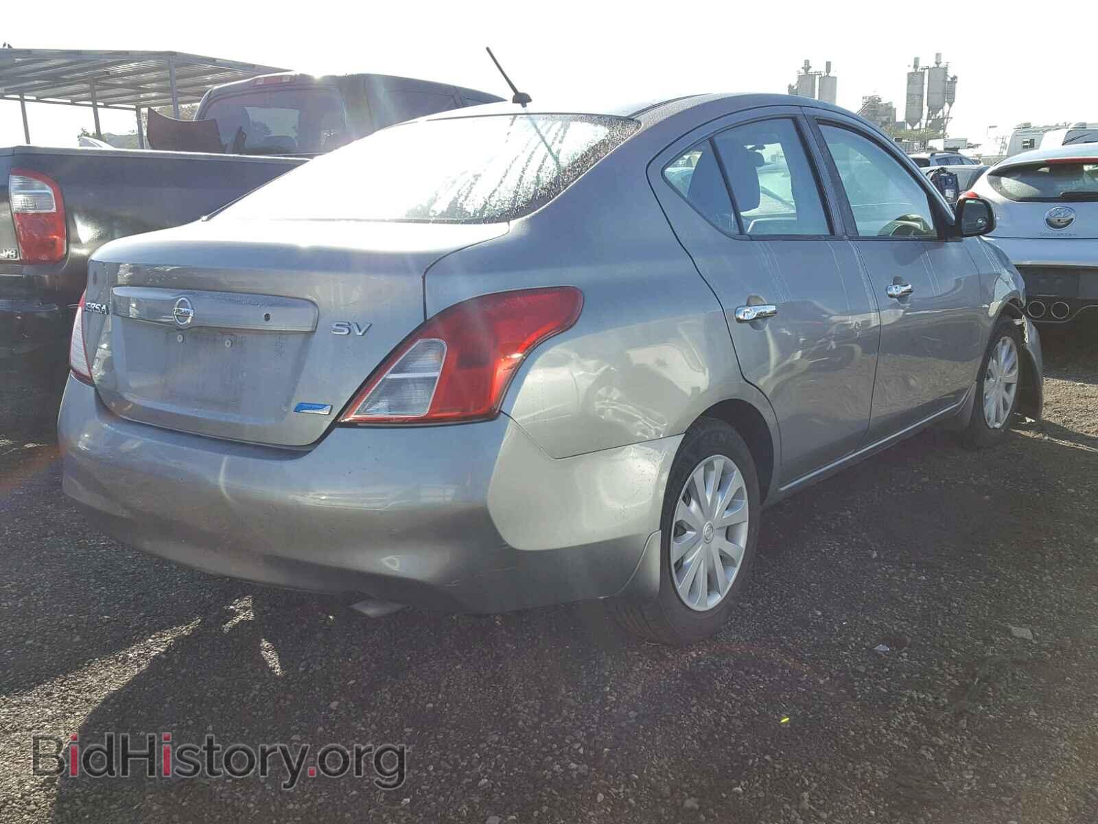 2012 NISSAN VERSA - VIN: 3N1CN7AP1CL932303 - Фото 4