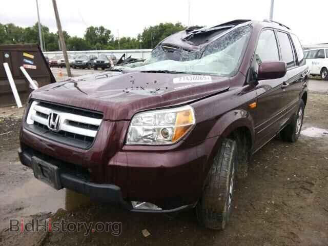 2007 HONDA PILOT - VIN: 2HKYF18507H532904 - Фото 2