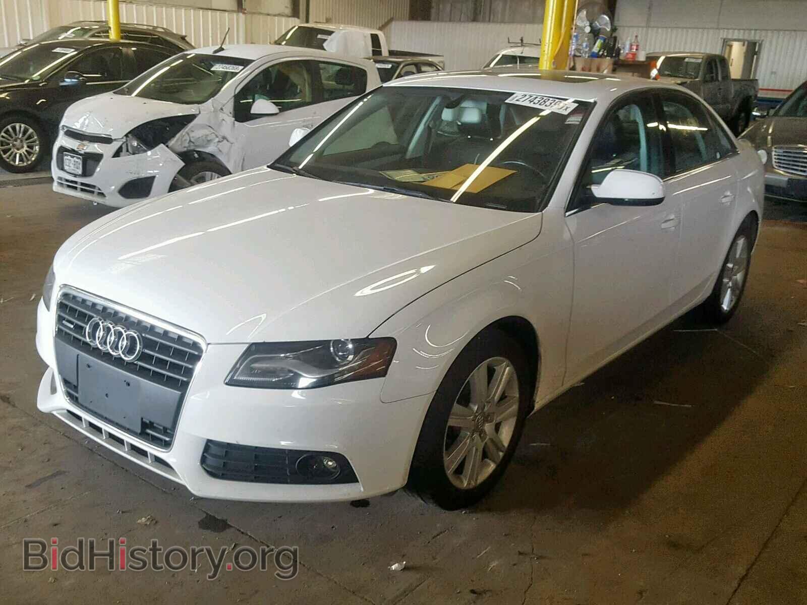 2012 AUDI A4 - VIN: WAUBFAFL0CN006707 - Photo 2