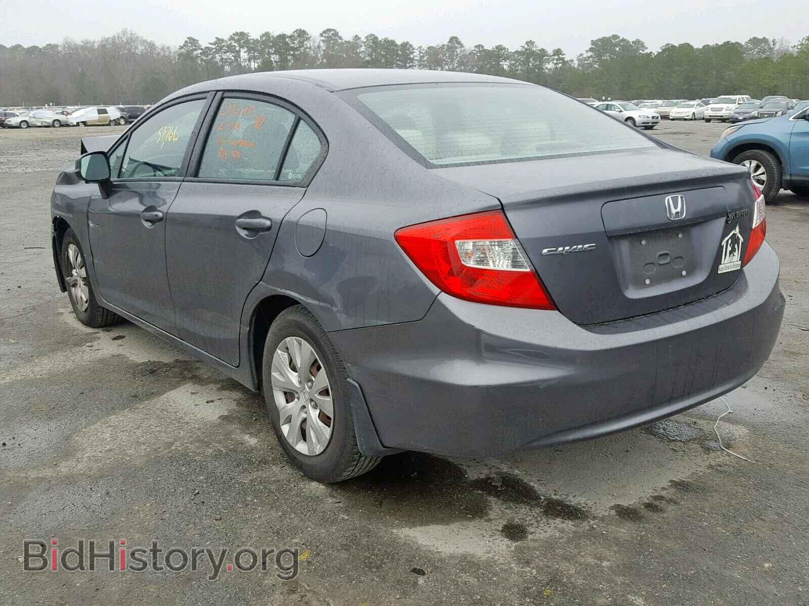 2012 HONDA CIVIC LX - VIN: 19XFB2F57CE026741 - Фото 3