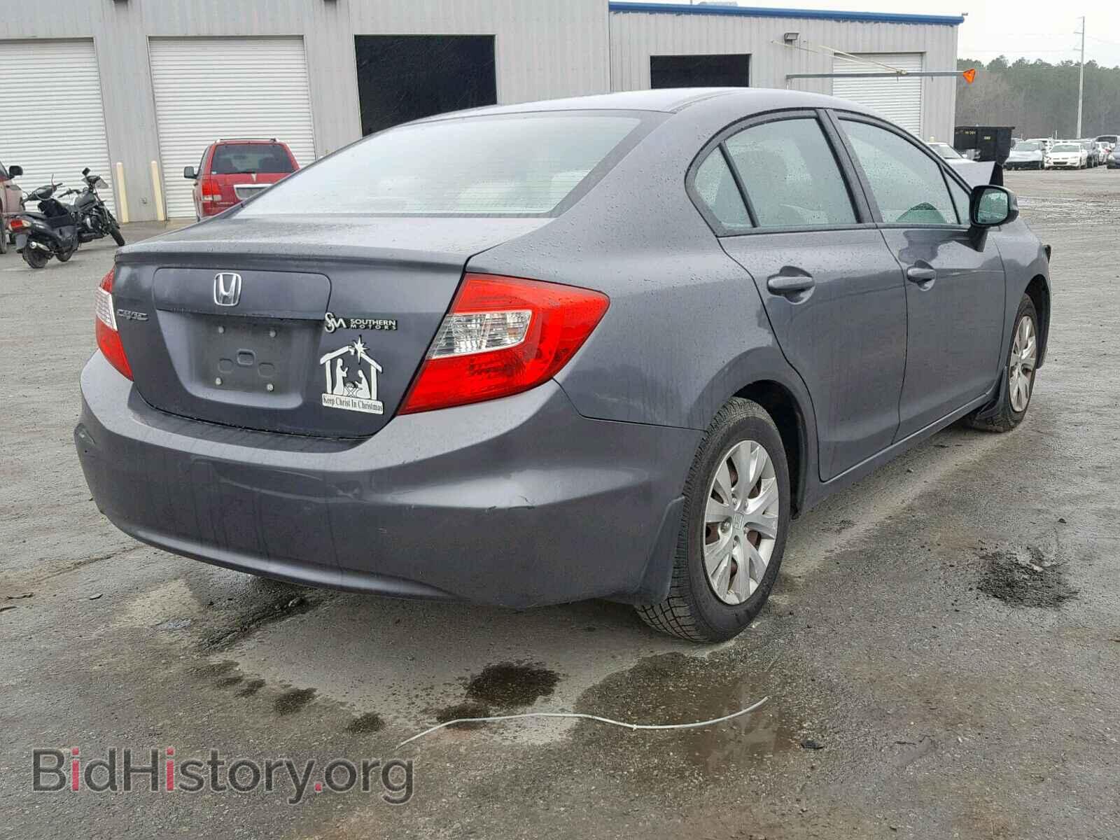 2012 HONDA CIVIC LX - VIN: 19XFB2F57CE026741 - Фото 4