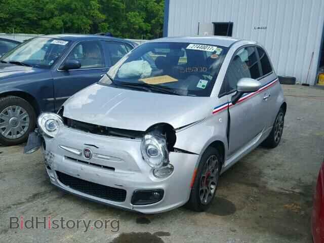 2013 FIAT 500 - VIN: 3C3CFFBR6DT515270 - Фото 2