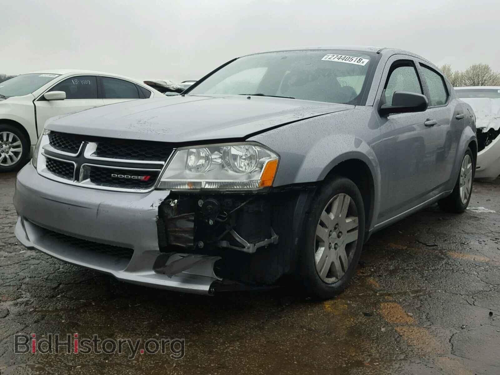 2014 DODGE AVENGER - VIN: 1C3CDZABXEN132543 - Фото 2