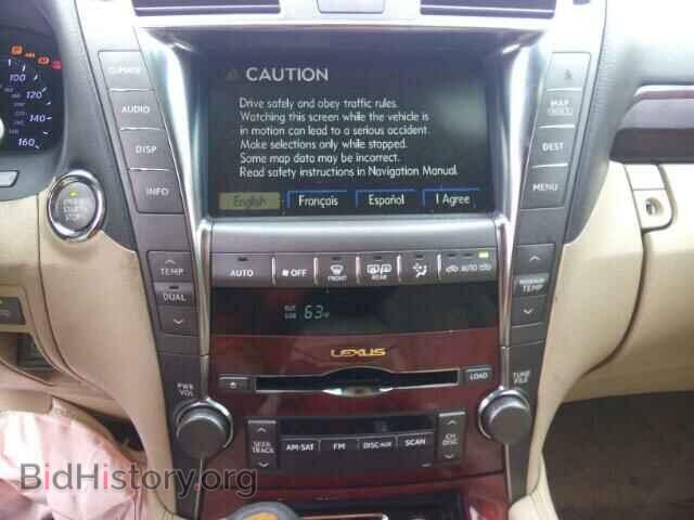 2007 LEXUS LS460 - VIN: JTHBL46F475007211 - Фото 9