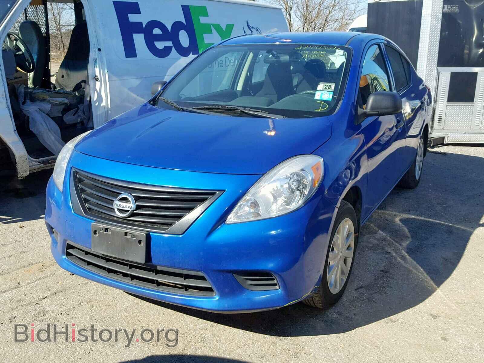 2012 NISSAN VERSA - VIN: 3N1CN7AP5CL934281 - Фото 2