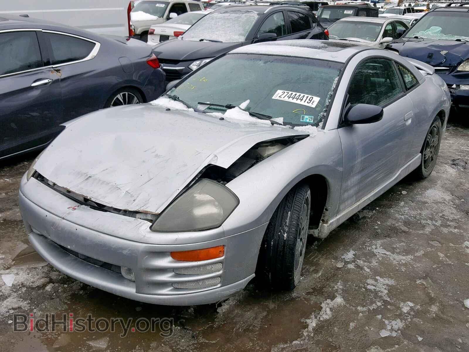 2000 MITSUBISHI ECLIPSE - VIN: 4A3AC54L8YE145652 - Photo 2