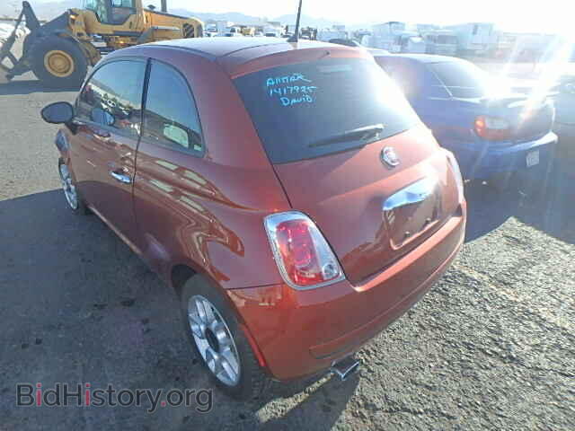 2015 FIAT 500 - VIN: 3C3CFFAR2FT528280 - Фото 3