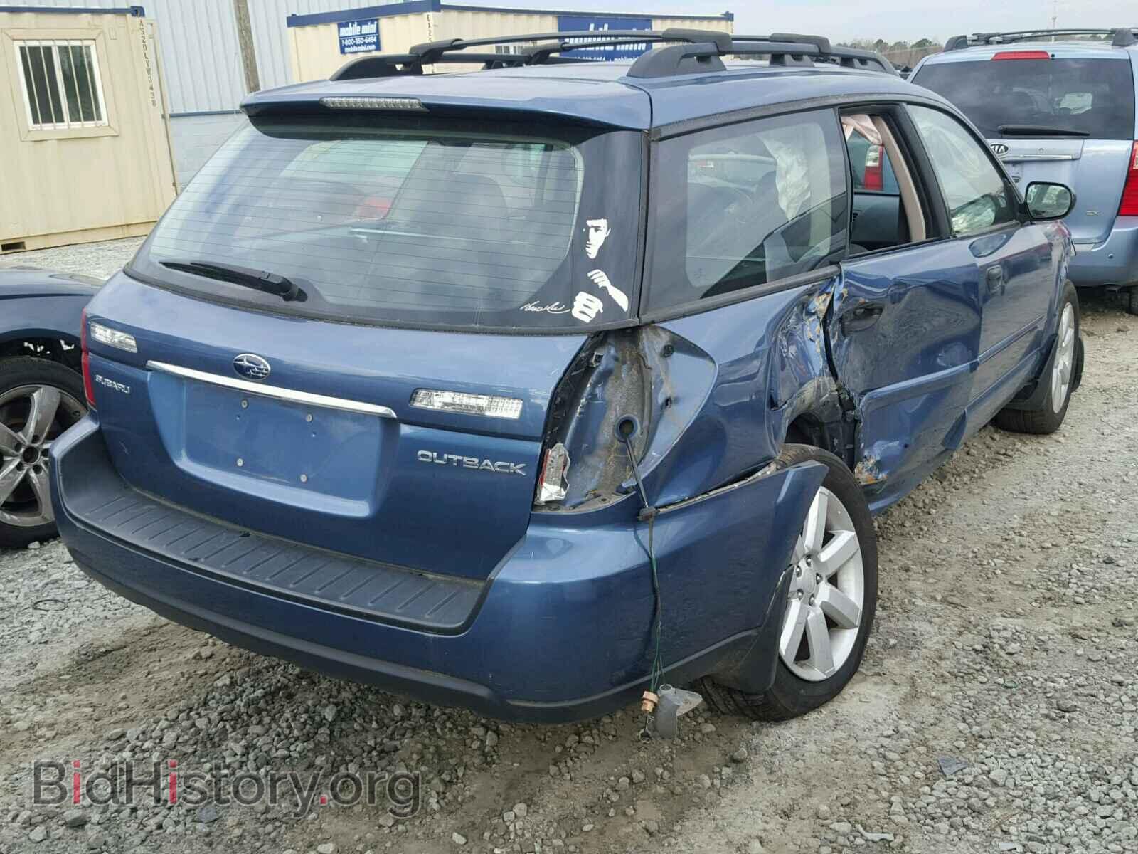 2008 SUBARU OUTBACK - VIN: 4S4BP61CX87312292 - Фото 4