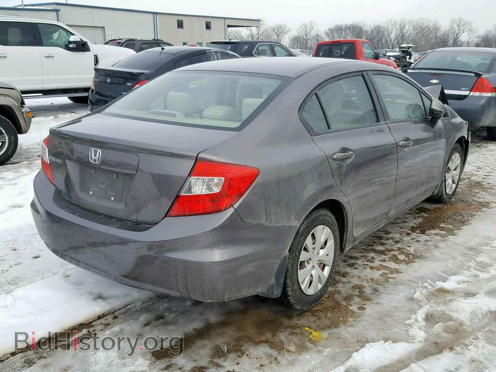2012 HONDA CIVIC LX - VIN: 19XFB2F59CE109426 - Фото 4