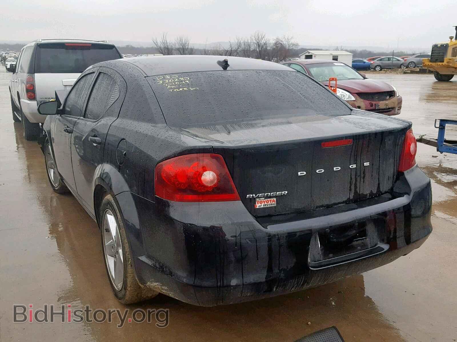 2014 DODGE AVENGER - VIN: 1C3CDZAB9EN102966 - Фото 3