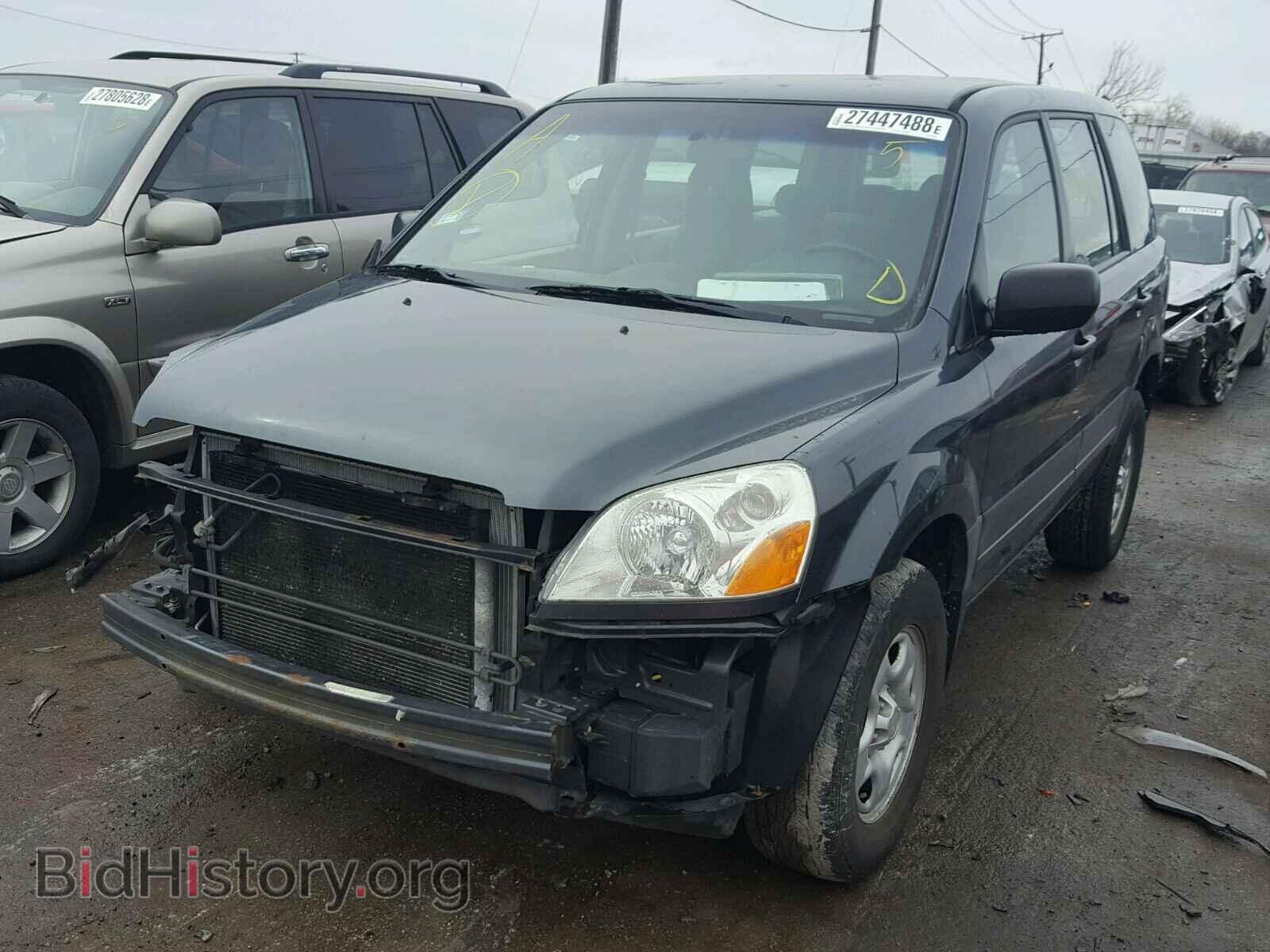 2005 HONDA PILOT - VIN: 2HKYF18155H550695 - Фото 2