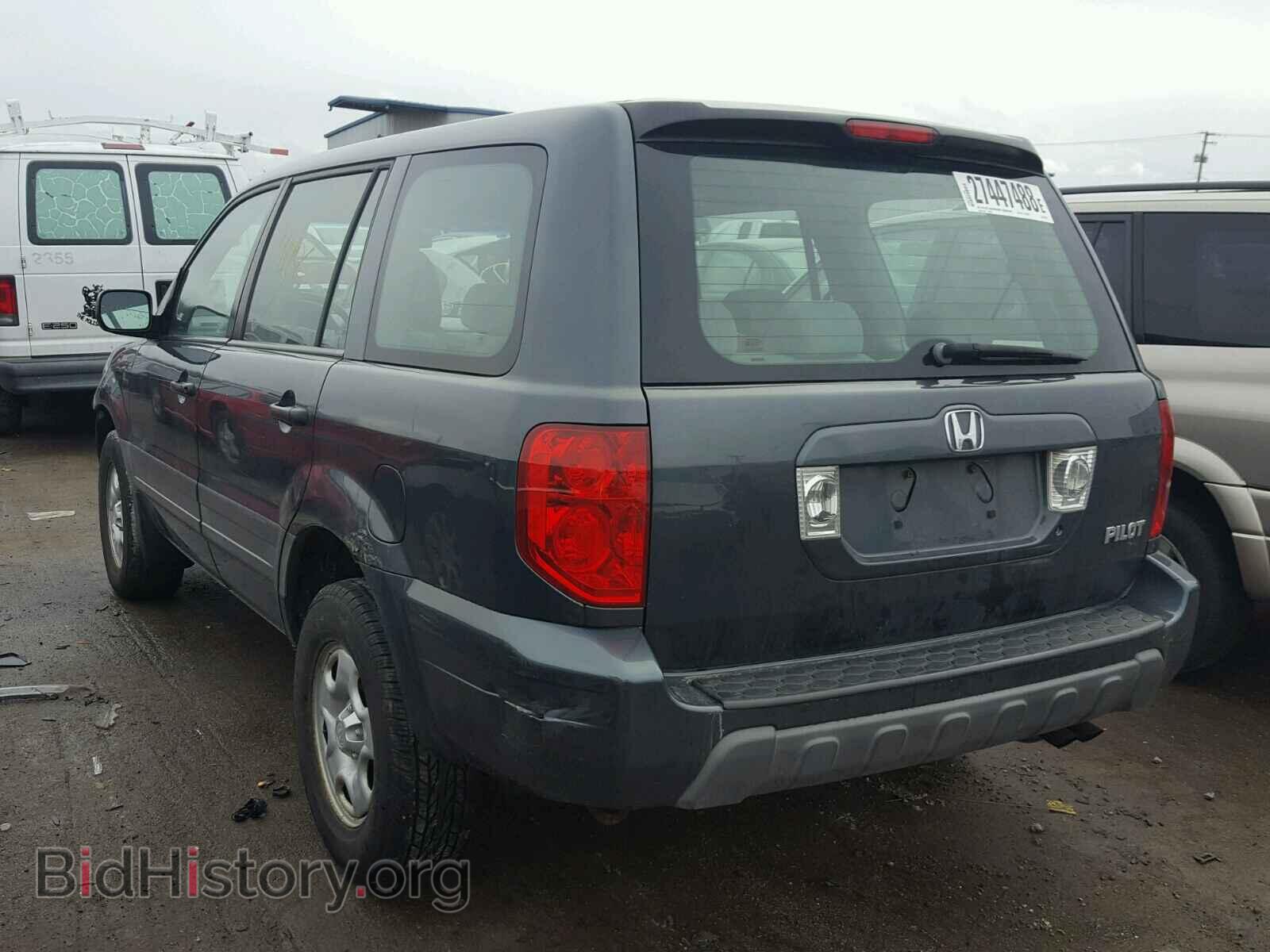 2005 HONDA PILOT - VIN: 2HKYF18155H550695 - Фото 3
