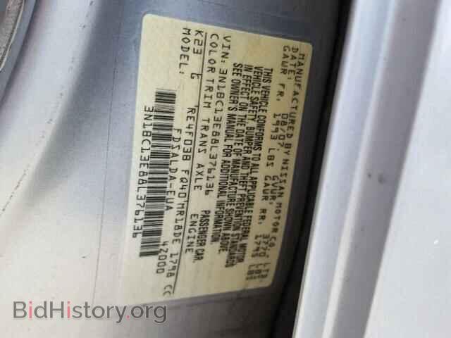2008 NISSAN VERSA - VIN: 3N1BC13E88L376136 - Фото 10