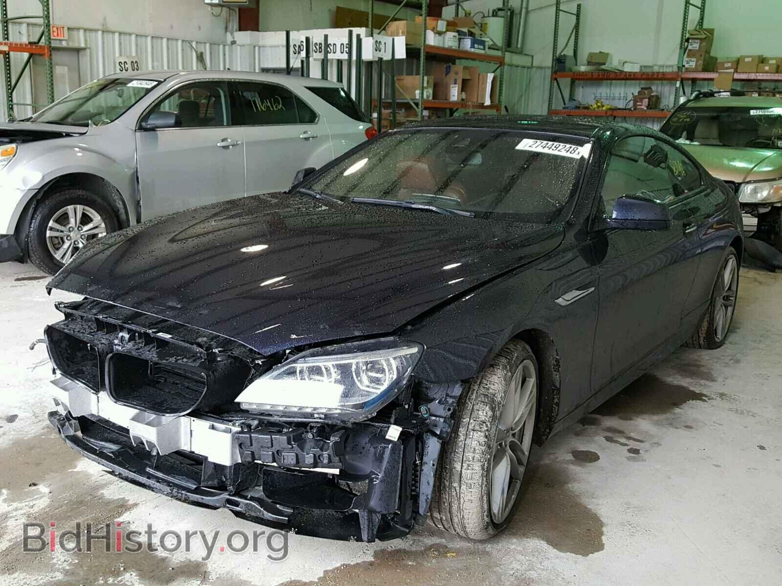 2013 BMW 6 SERIES - VIN: WBAYM1C54DDZ02487 - Фото 2