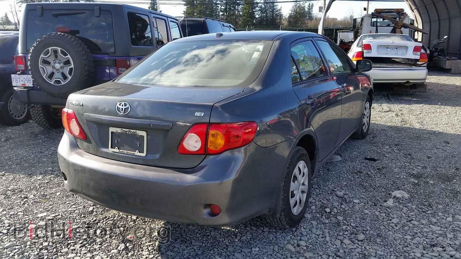 2009 TOYOTA COROLLA BA - VIN: 2T1BU40E49C159400 - Фото 4