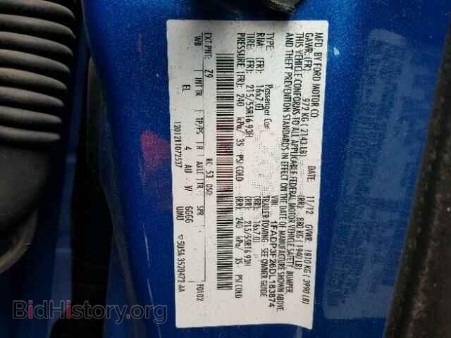 2013 FORD FOCUS - VIN: 1FADP3F26DL183874 - Photo 10