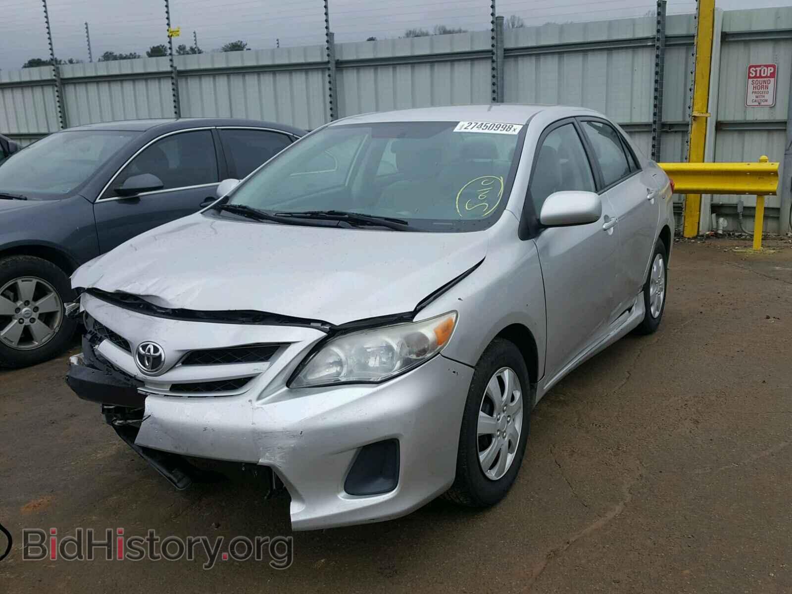 2011 TOYOTA COROLLA BA - VIN: 2T1BU4EE2BC544906 - Фото 2