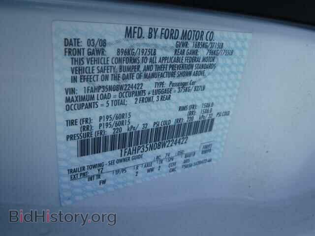 2008 FORD FOCUS - VIN: 1FAHP35N08W224422 - Photo 10