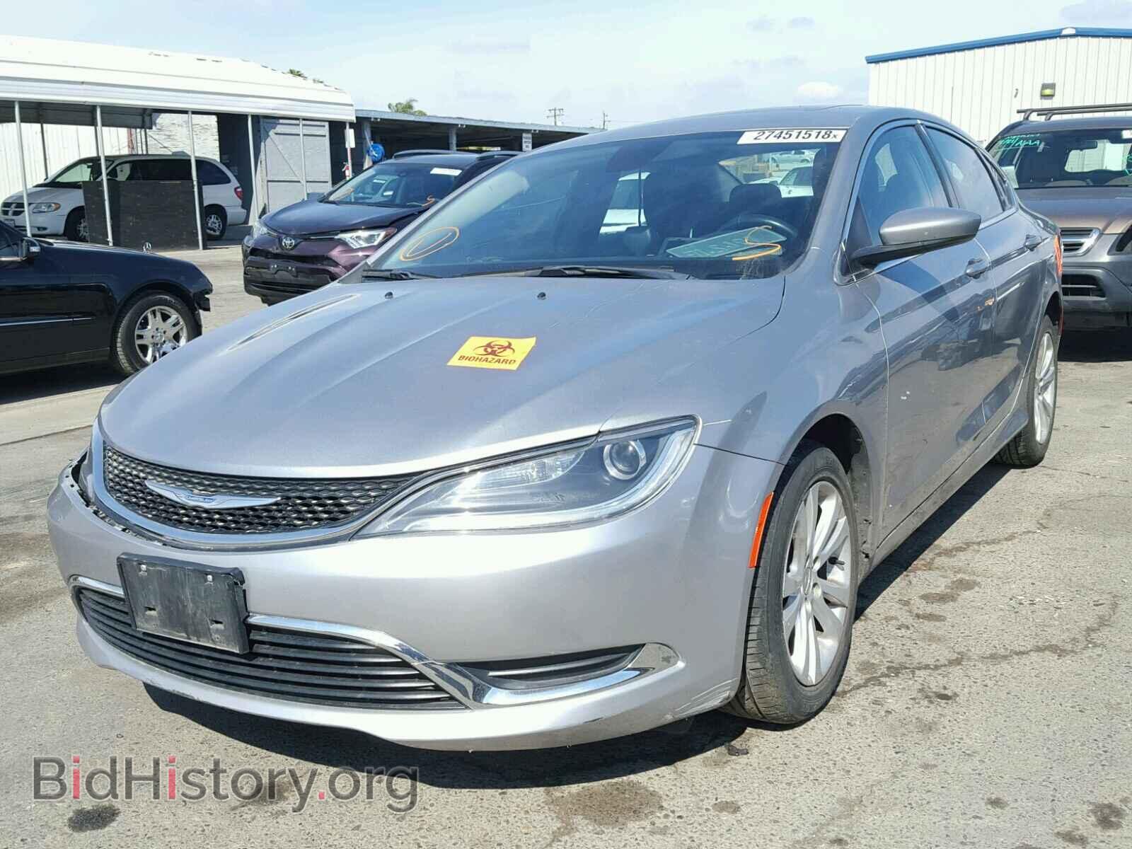 2015 CHRYSLER 200 - VIN: 1C3CCCAB5FN628304 - Фото 2