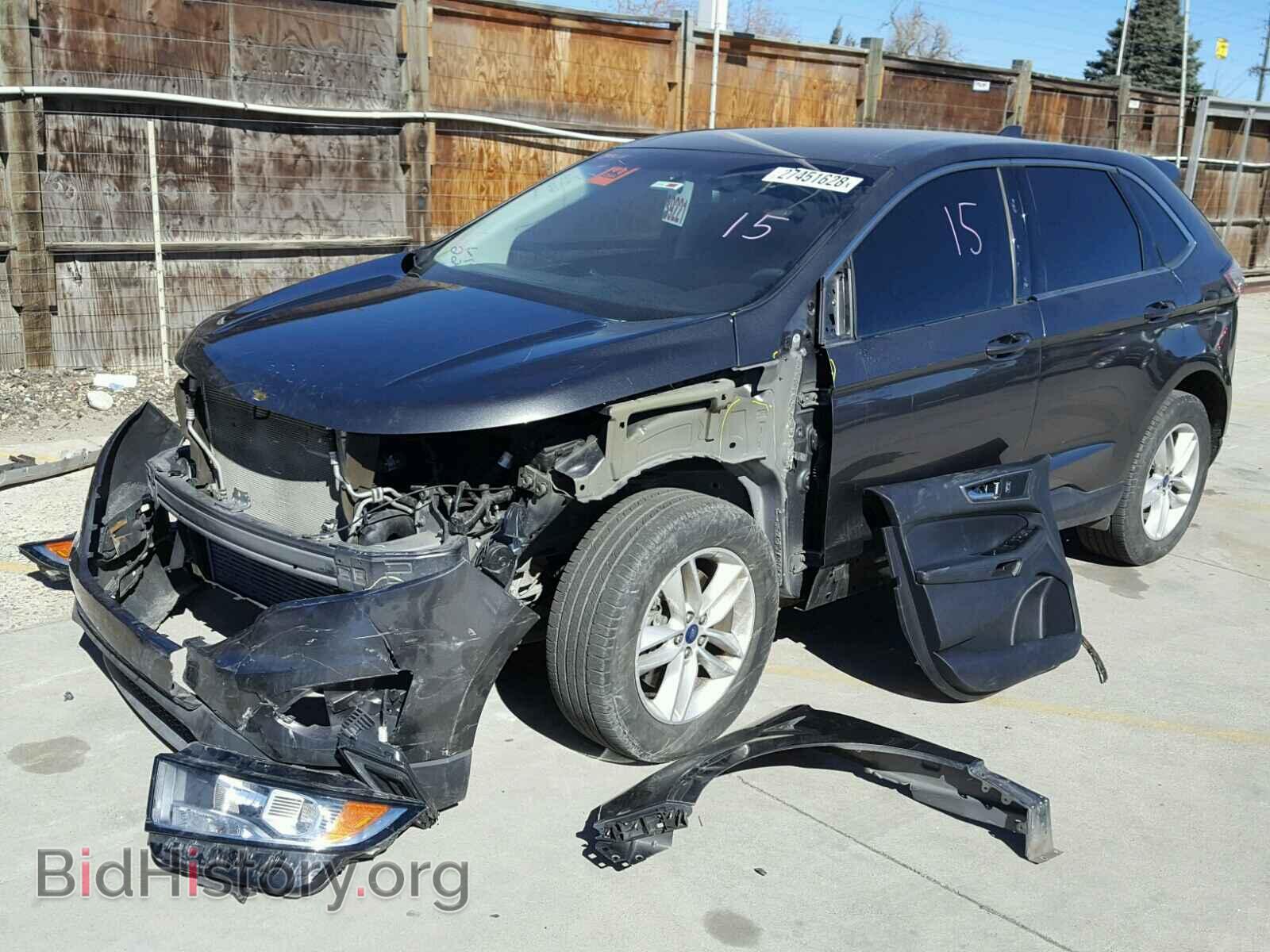 2015 FORD EDGE - VIN: 2FMTK4J96FBB01025 - Фото 2