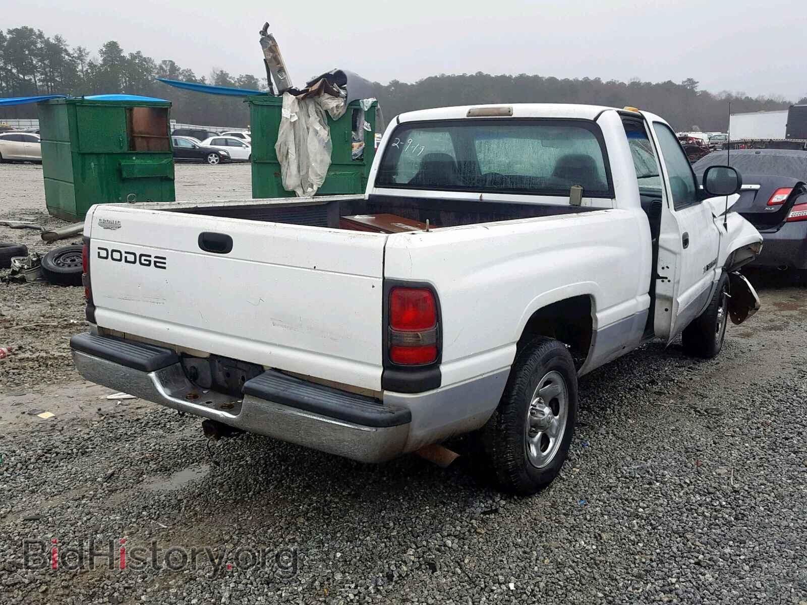 1998 DODGE RAM 1500 - VIN: 1B7HC16X2WS640258 - Фото 4