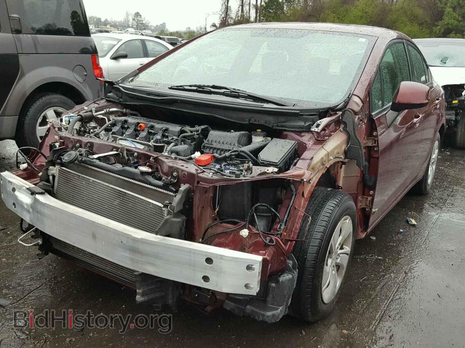 2013 HONDA CIVIC - VIN: 2HGFB2F59DH560024 - Фото 2
