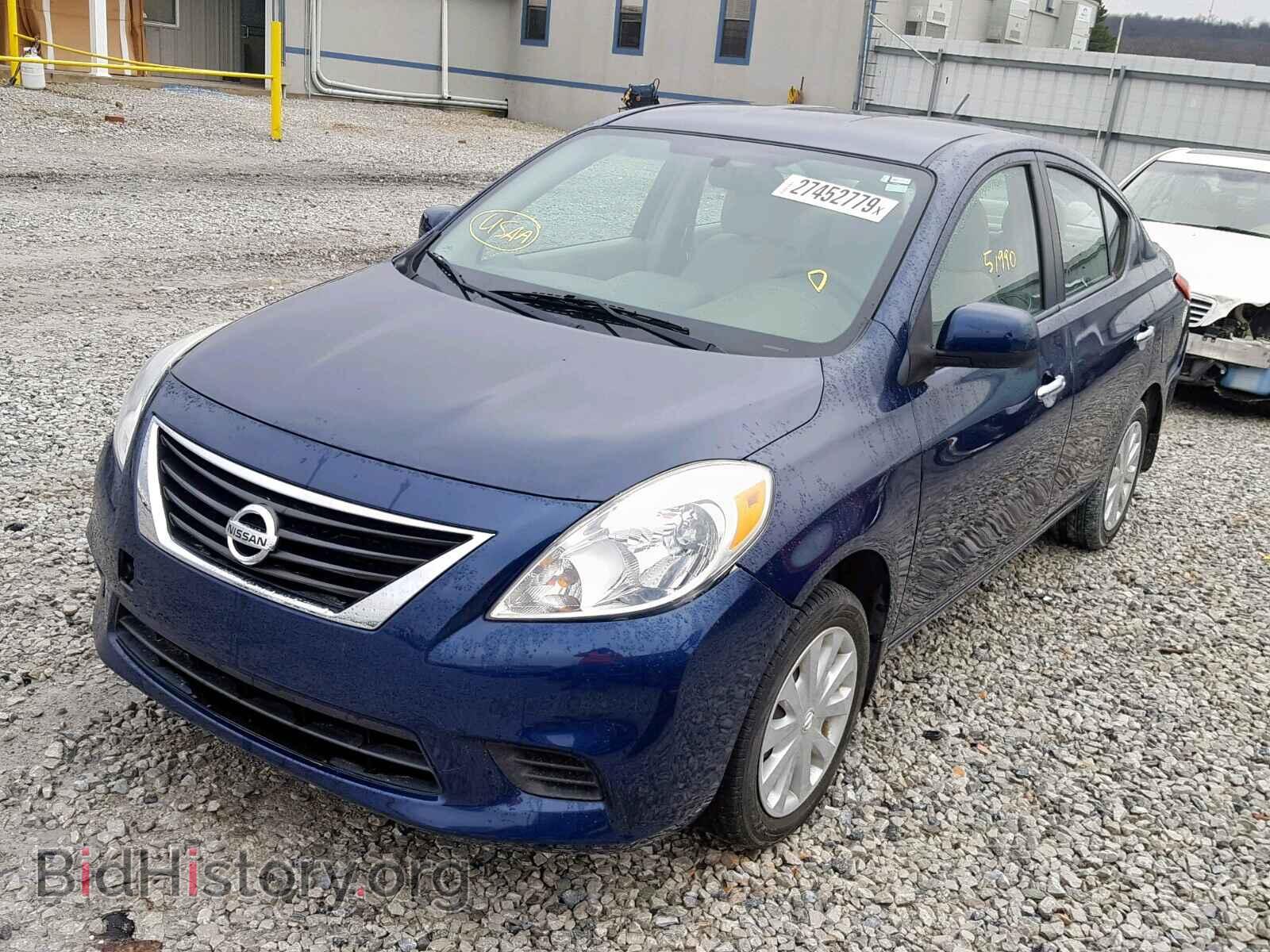 2012 NISSAN VERSA - VIN: 3N1CN7AP9CL871069 - Фото 2