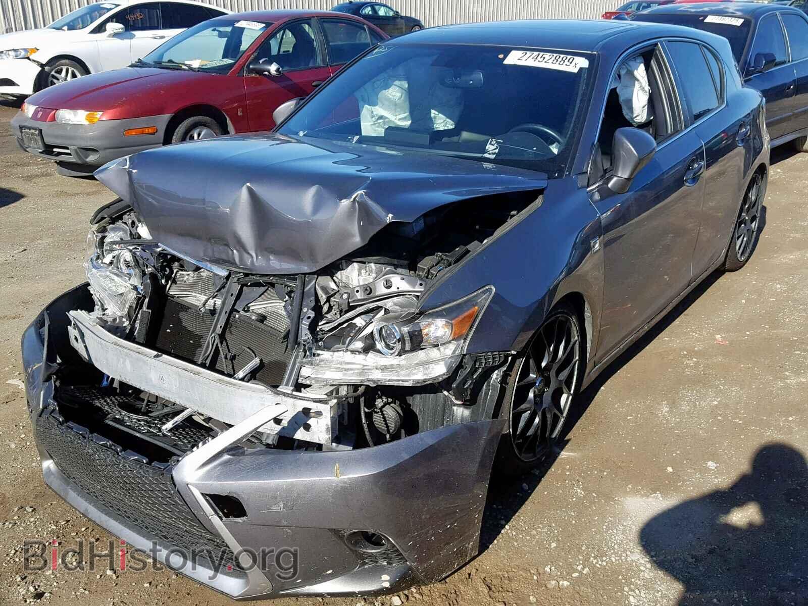 2013 LEXUS CT 200 - VIN: JTHKD5BH5D2124805 - Фото 2