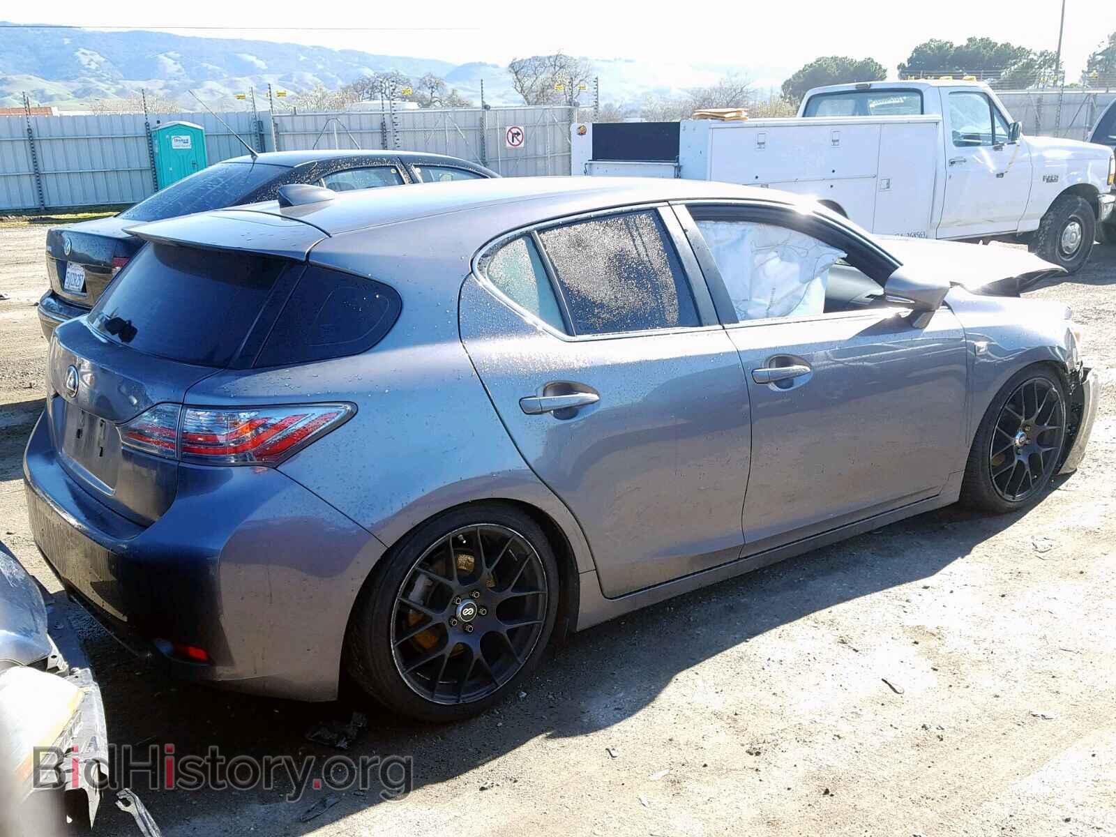 2013 LEXUS CT 200 - VIN: JTHKD5BH5D2124805 - Фото 4