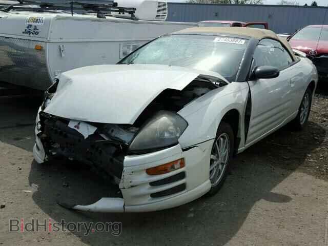 2001 MITSUBISHI ECLIPSE - VIN: 4A3AE45G31E163312 - Photo 2