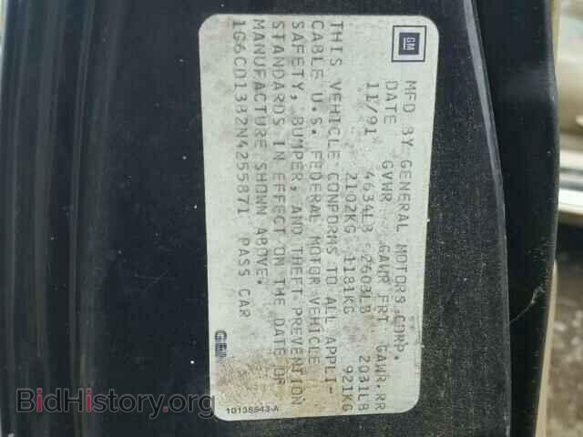 1992 CADILLAC DEVILLE - VIN: 1G6CD13B2N4255871 - Photo 10