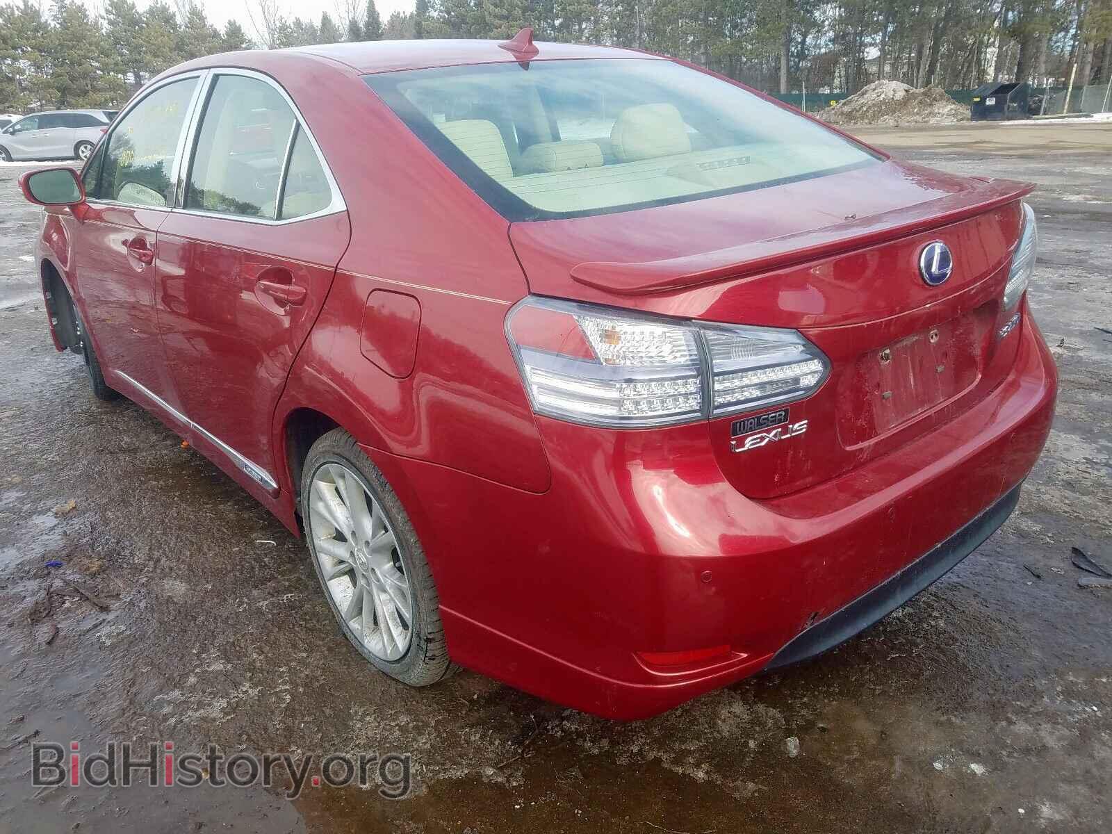 2010 LEXUS HS - VIN: JTHBB1BA2A2029969 - Фото 3
