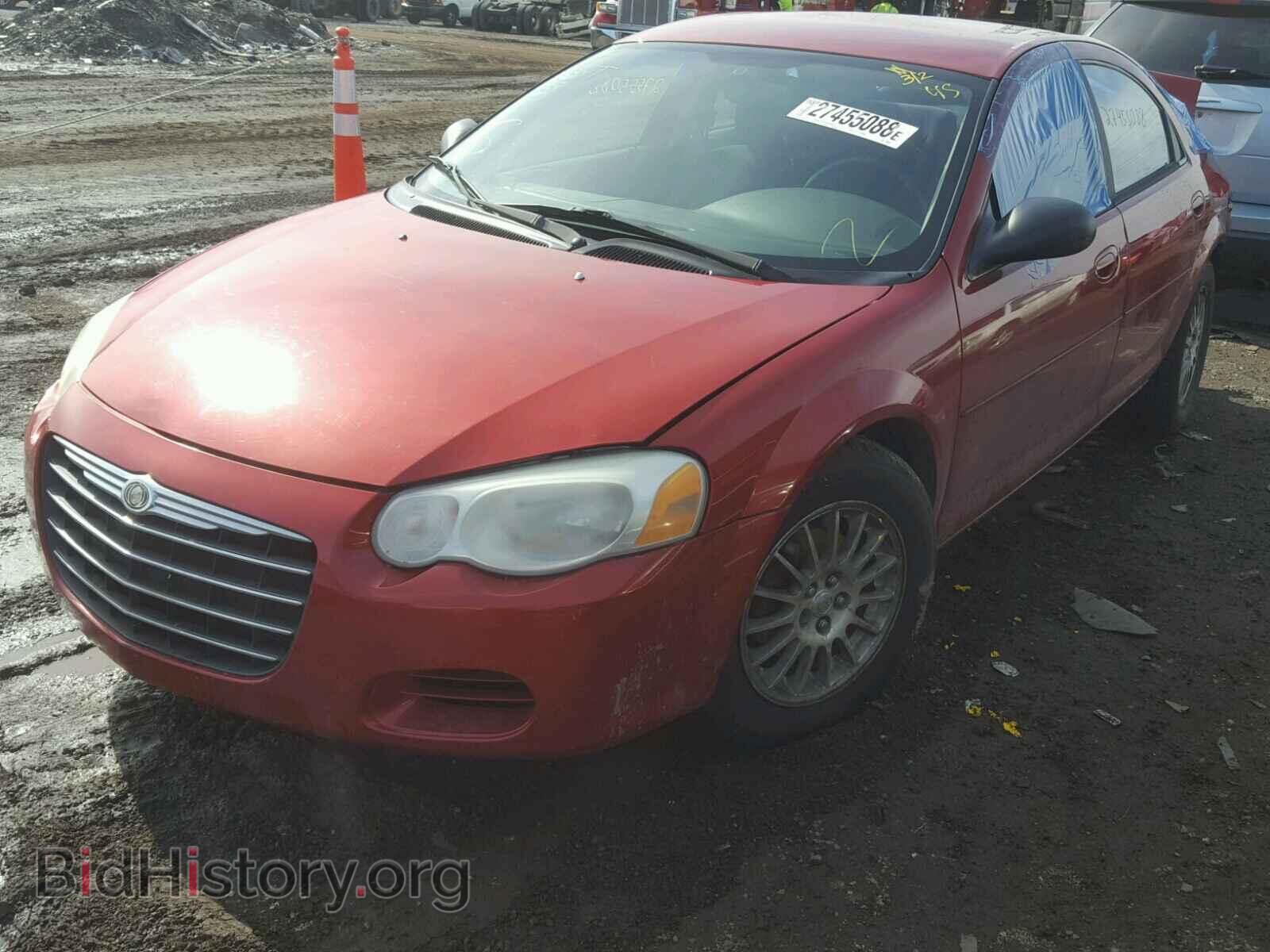 2004 CHRYSLER SEBRING - VIN: 1C3EL46X04N164869 - Фото 2
