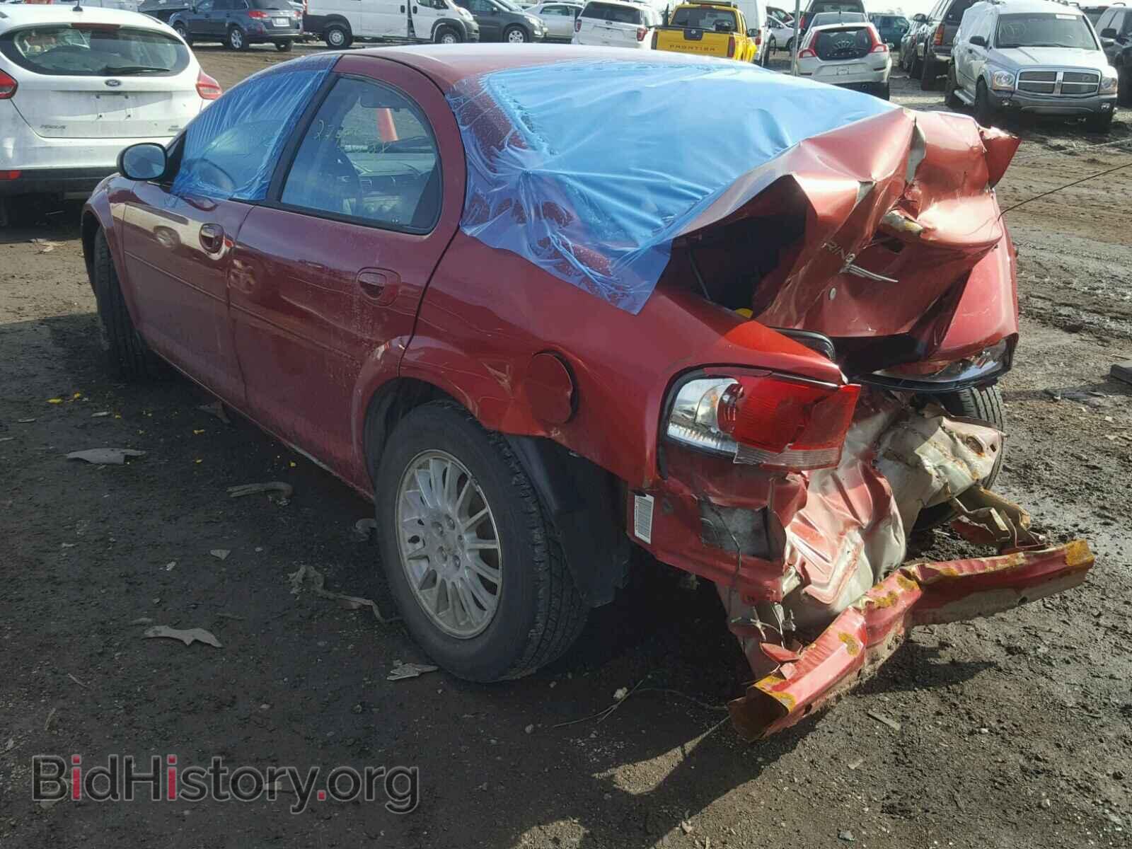 2004 CHRYSLER SEBRING - VIN: 1C3EL46X04N164869 - Фото 3