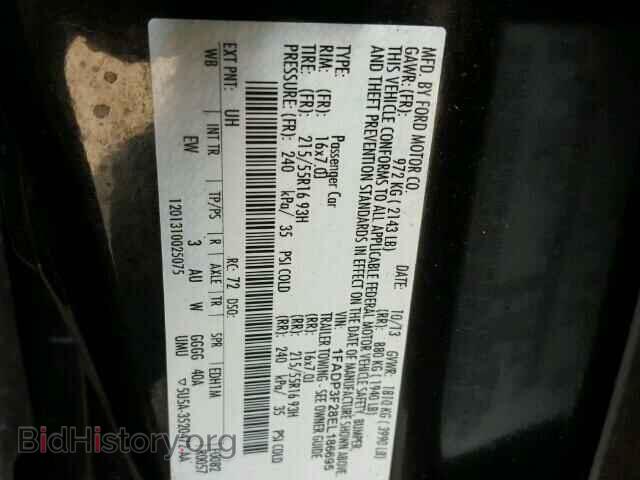 2014 FORD FOCUS - VIN: 1FADP3F28EL186695 - Фото 10