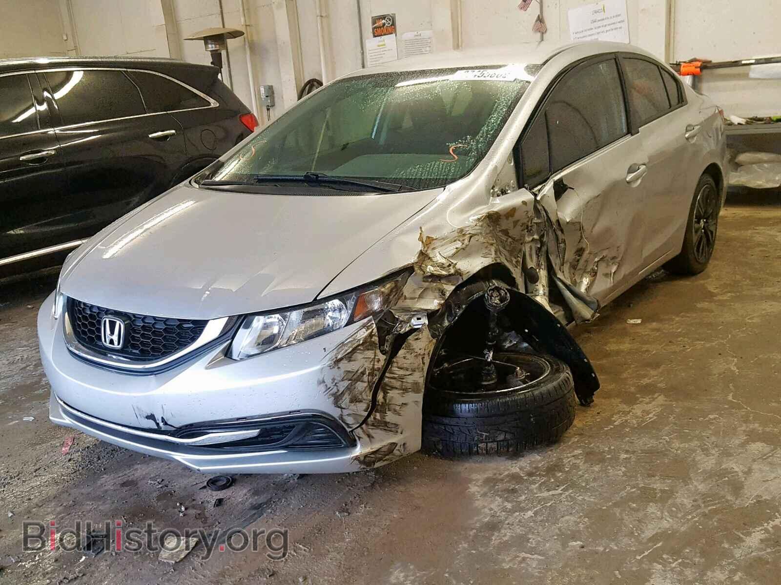 2014 HONDA CIVIC LX - VIN: 19XFB2F57EE010140 - Фото 2