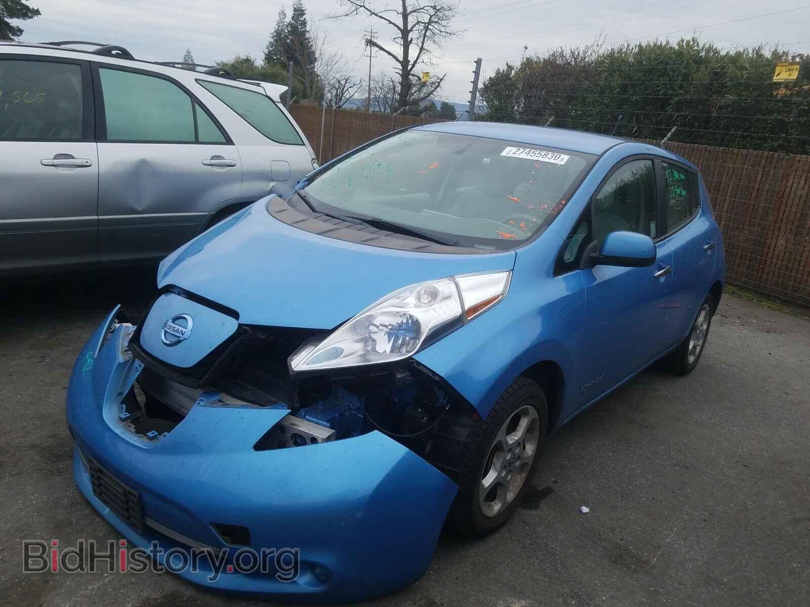 2013 NISSAN LEAF - VIN: 1N4AZ0CP9DC413872 - Фото 2