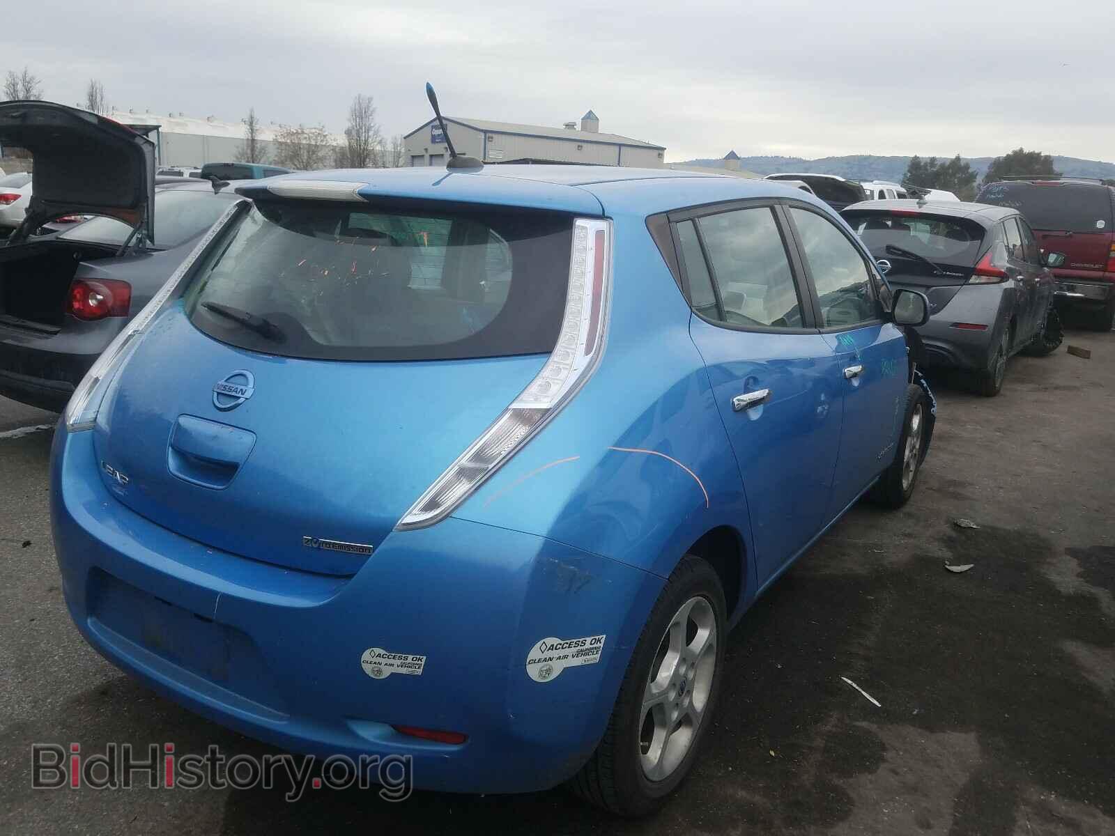 2013 NISSAN LEAF - VIN: 1N4AZ0CP9DC413872 - Фото 4