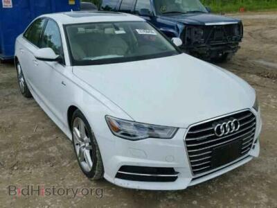 2016 Audi A6 A6 3.0 QUA, белый — VIN WAUFGAFC3GN131107, Copart