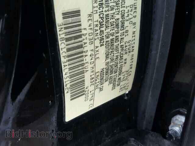 2010 NISSAN VERSA - VIN: 3N1BC1CP3AL451624 - Фото 10