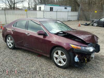 2010 Acura TSX, бордовый — VIN JH4CU2F62AC042225, Copart