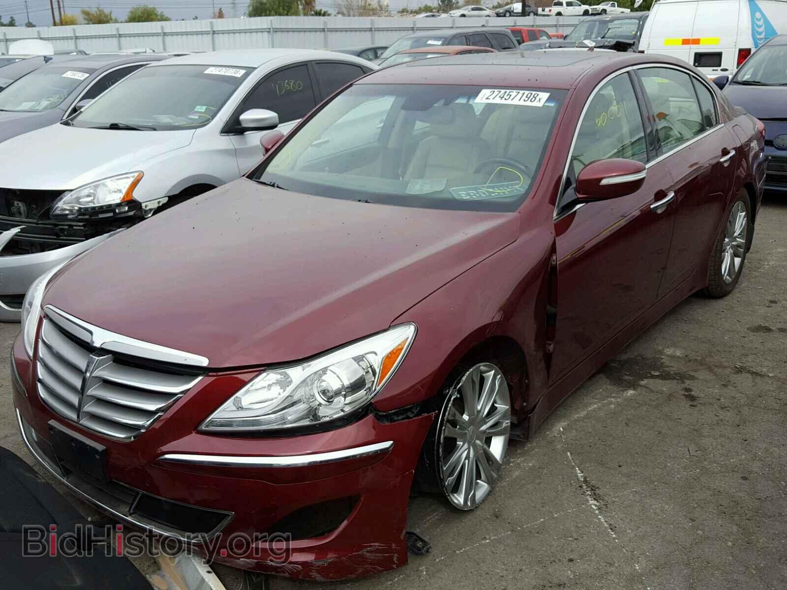 2012 HYUNDAI GENESIS - VIN: KMHGC4DD5CU199324 - Фото 2