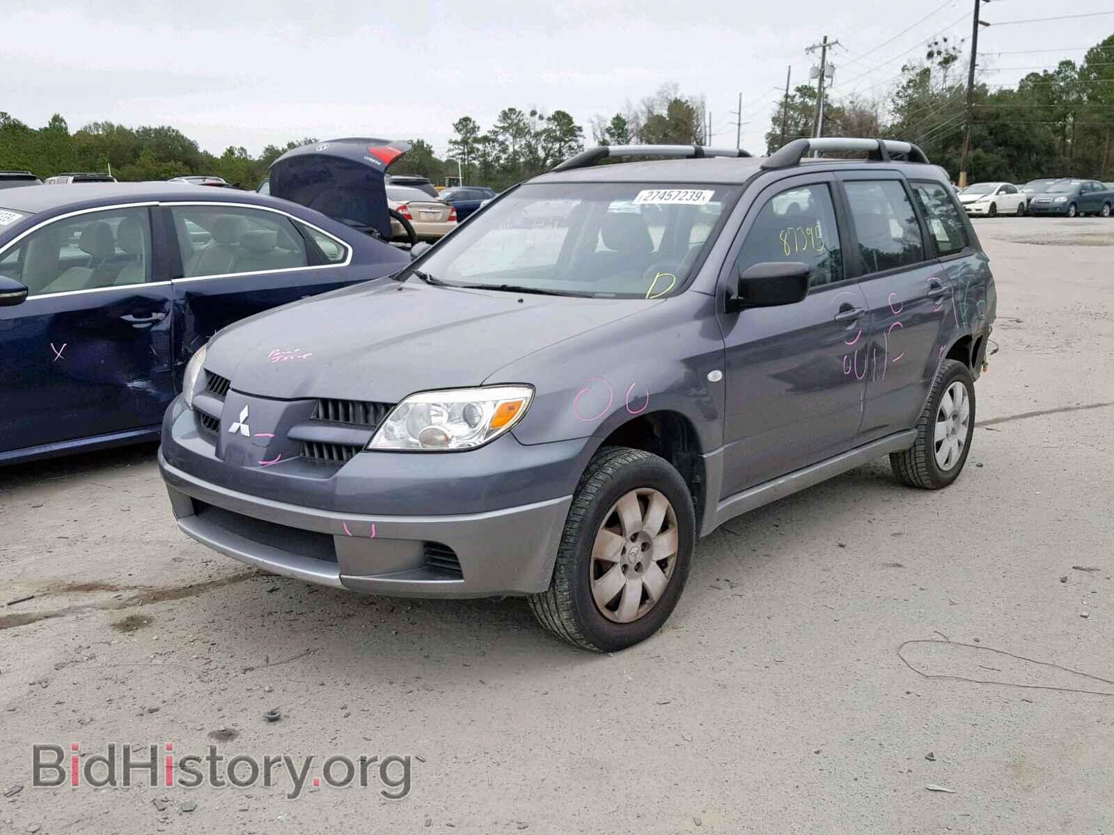 2005 MITSUBISHI OUTLANDER - VIN: JA4LX31F75U039207 - Фото 2