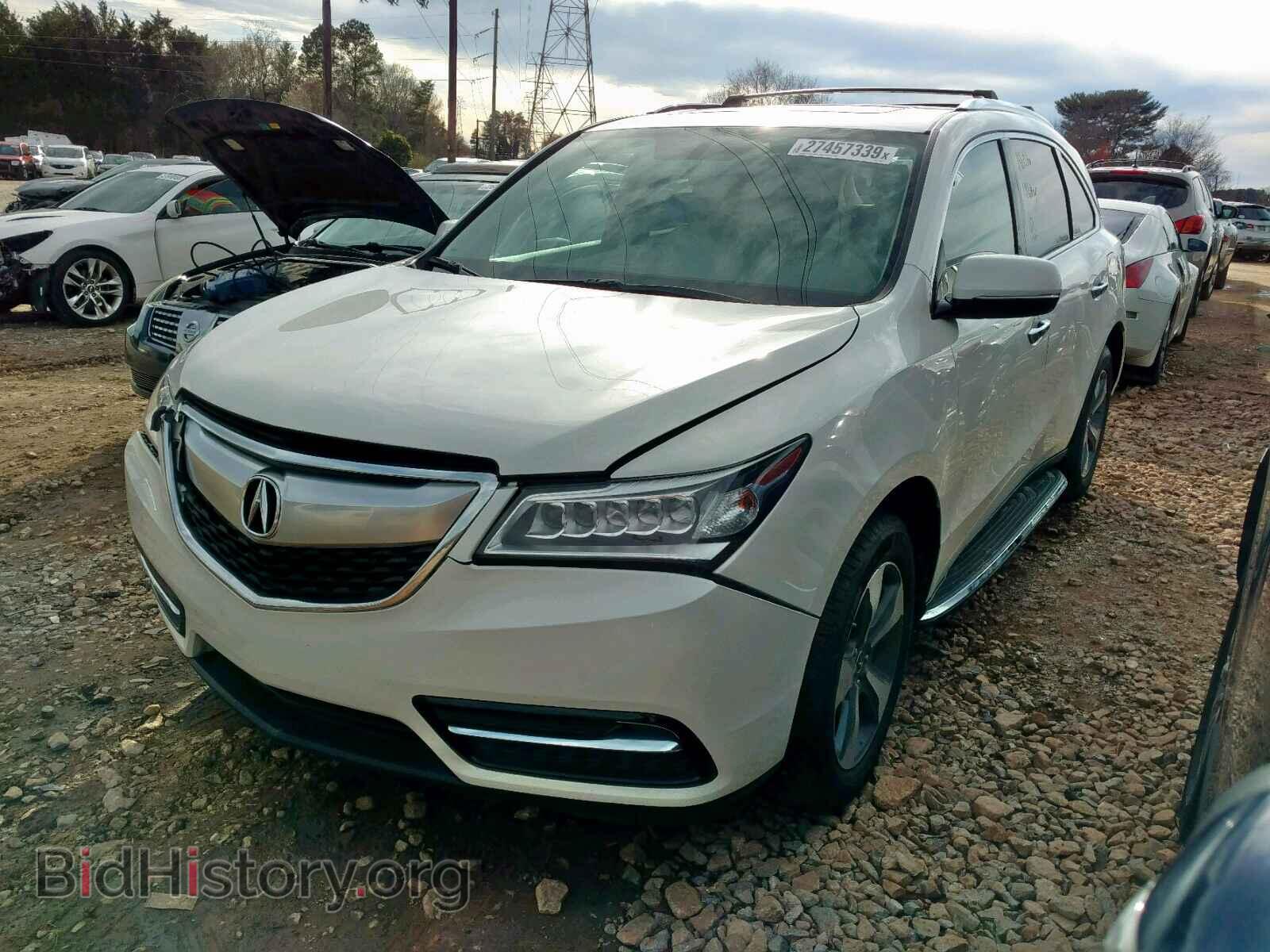 2016 ACURA MDX - VIN: 5FRYD4H28GB040728 - Фото 2