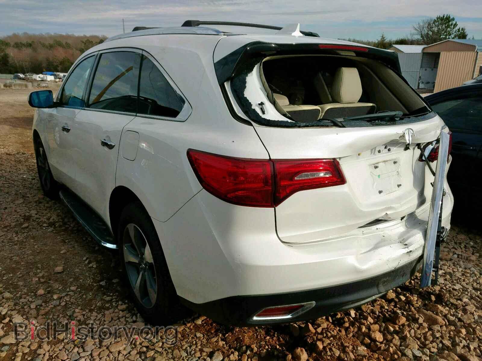 2016 ACURA MDX - VIN: 5FRYD4H28GB040728 - Фото 3
