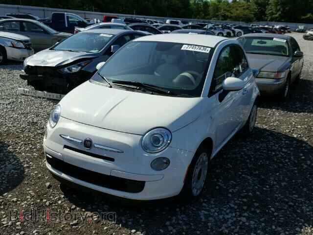 2015 FIAT 500 - VIN: 3C3CFFAR7FT603619 - Фото 2