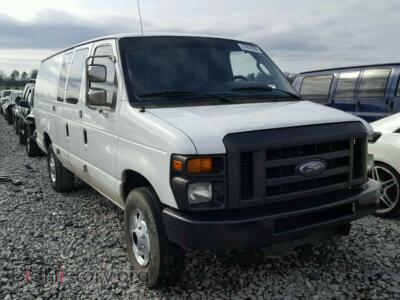 2010 Ford ECONOLINE, white — VIN 1FDSS3EL3ADA84750, Copart