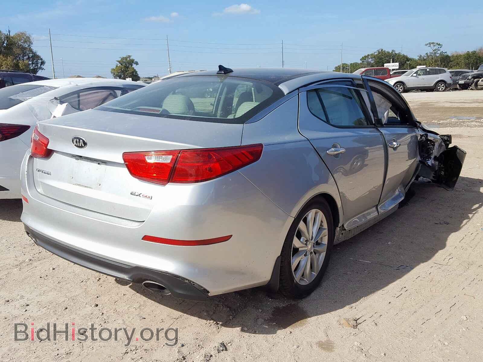 2015 KIA OPTIMA - VIN: 5XXGN4A71FG496601 - Фото 4