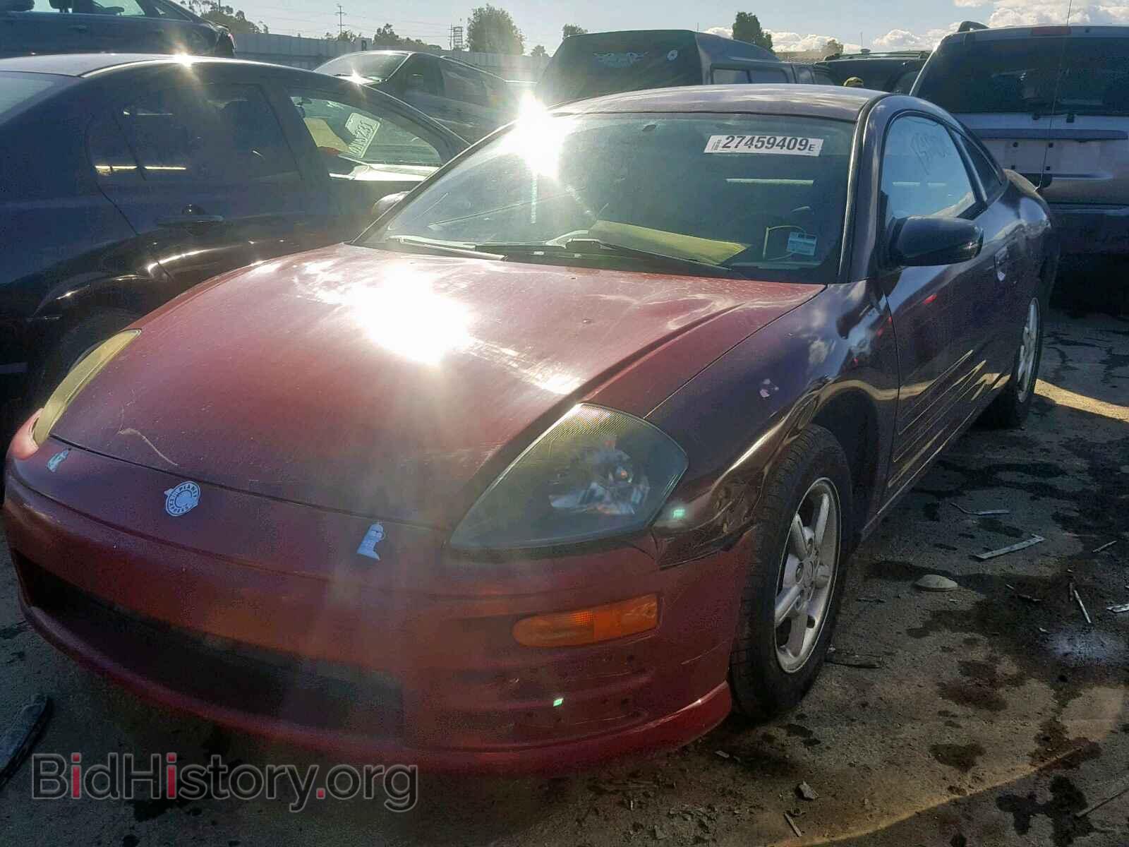 2001 MITSUBISHI ECLIPSE - VIN: 4A3AC34G11E160040 - Фото 2