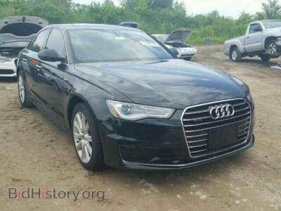 2016 Audi A6 A6 3.0 QUA, черный — VIN WAUFGAFC9GN015703, Copart